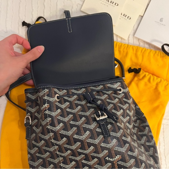 Goyard Alpin Mini Backpack – Navy Blue - Picture 7 of 12